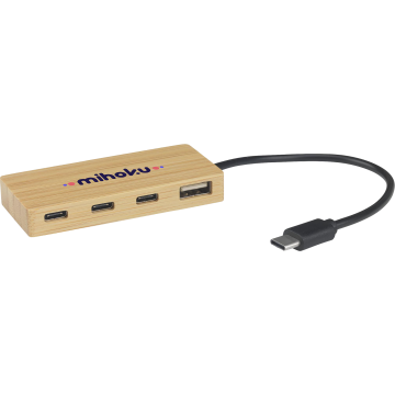 Bamboo USB hub