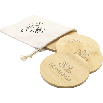 Bamboo coaster set