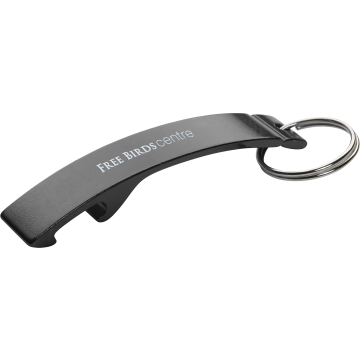Aluminium bottle opener keyring