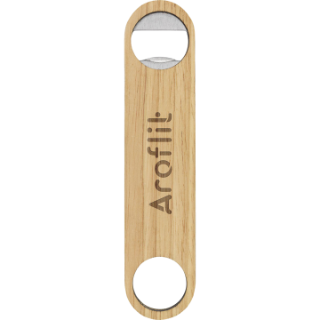Bamboo bottle opener