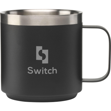 Recycled double walled stackable mug (300ml)