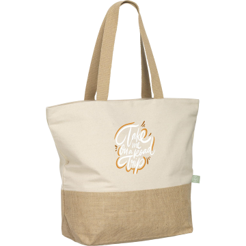 Organic cotton beach bag (320 gsm/9.4oz)