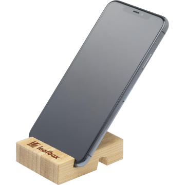 Bamboo phone stand