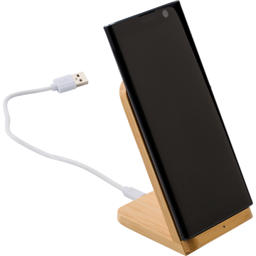 Bamboo phone holder