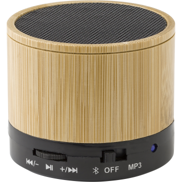 Bamboo wireless speaker
