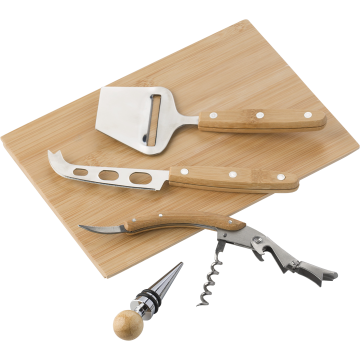 Cheese and wine set