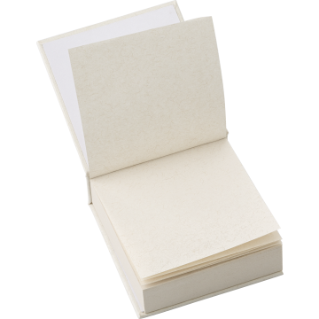 Recycled milk carton note block