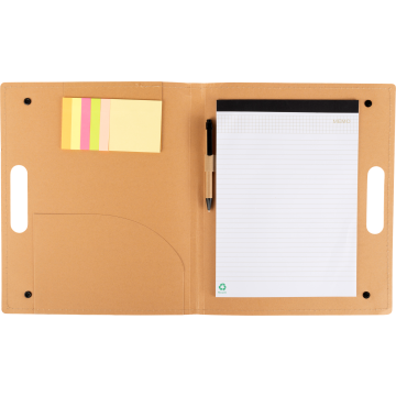 Cardboard writing folder