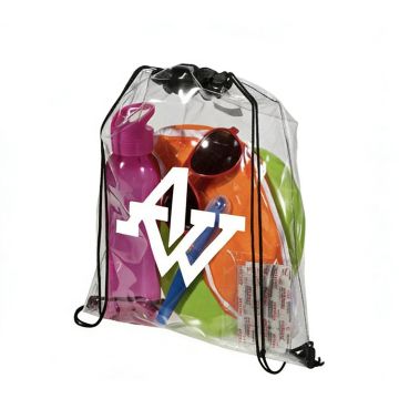 Clear Stadium Drawstring Bag