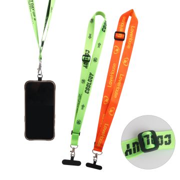Adjustable Woven Phone Lanyard