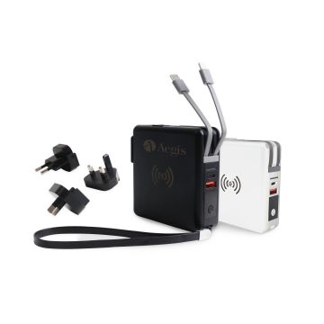 10000mAh Wireless Travel Power Bank