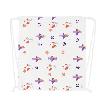 170gsm Digital Print Drawstring Cotton Bag