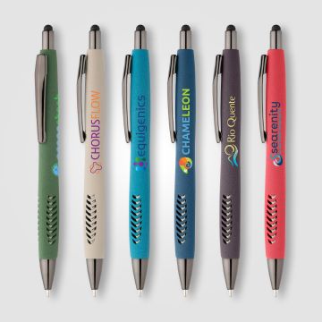 Avalon Recycled Plastic Stone Finish Stylus Pen
