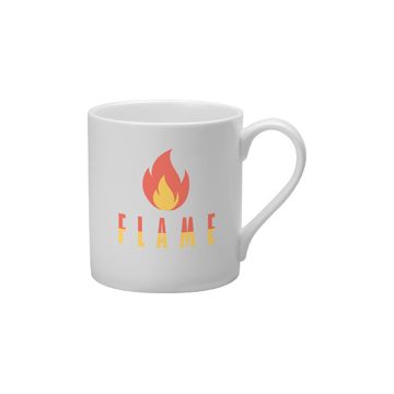 Custom Printed Ash Bone China Mug