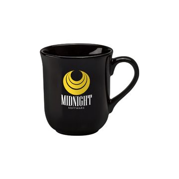 Printed Bell Mug Black