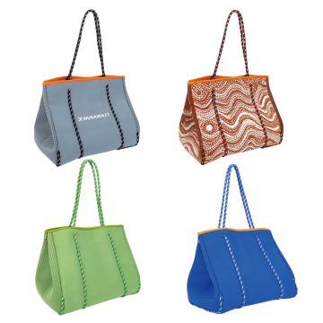 Large Neoprene Beach Tote Bag