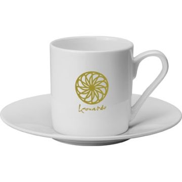 Custom Printed Espresso Cup & Saucer