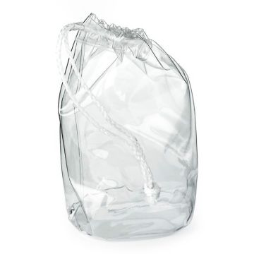 Clear PVC Drawstring Bag