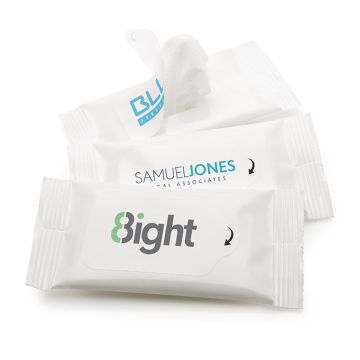 5 Wet Wipes in a Pocket Size Resealable Pack