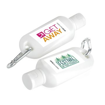 SPF25 Sun Lotion on a Carabiner Clip (50ml)