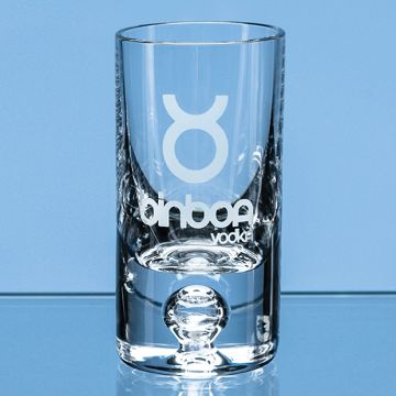 30ml Tall Bubble Base Shot Glass