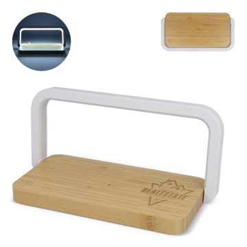 15W Wireless Charger with Dimmable LED Lamp