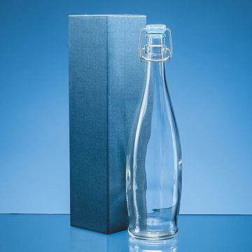 Blue Water Bottle Tuck Gift Box