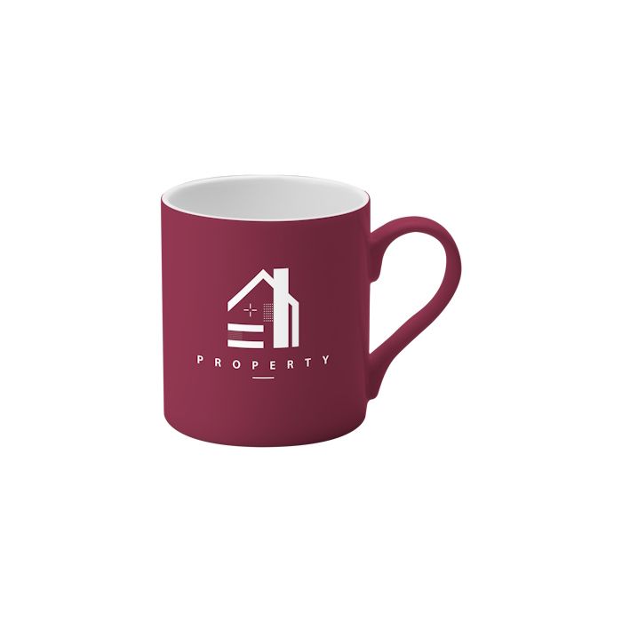 Custom printed Balmoral Mug Colour Coated