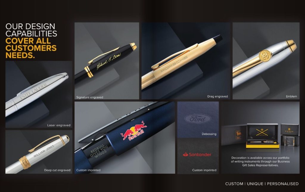 Cross Pens Design Capabilities